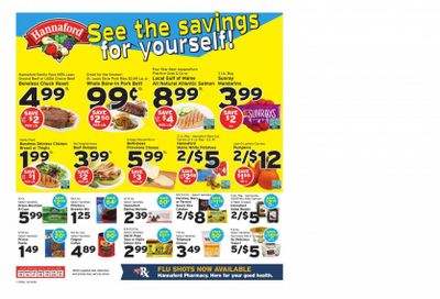 Hannaford (VT) Weekly Ad Flyer Specials October 15 to October 21, 2023