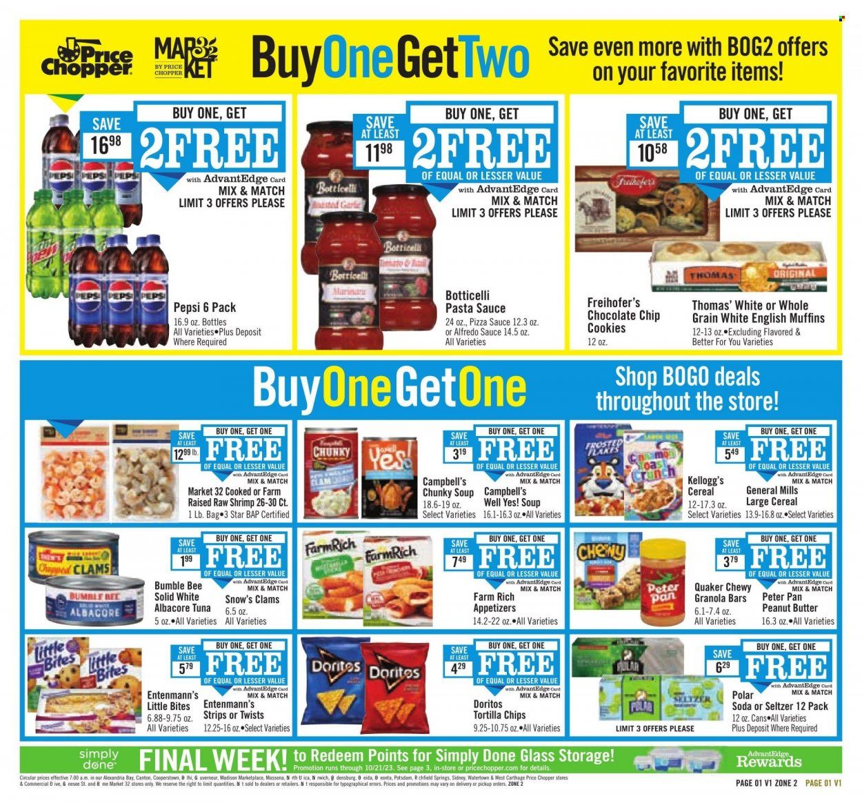 Price Chopper (CT, MA, NY, PA, VT) Weekly Ad Flyer Specials October 15 to October 21, 2023