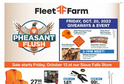 Fleet Farm (IA, MN, ND, WI) Weekly Ad Flyer Specials October 13 to October 21, 2023