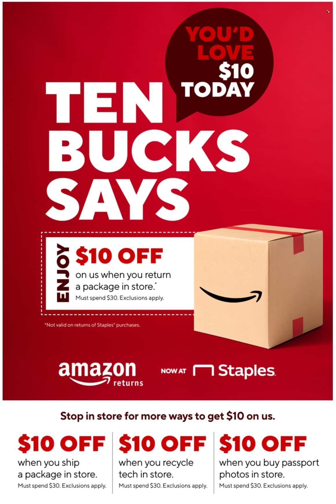 Staples Weekly Ad Flyer Specials October 15 to October 21, 2023