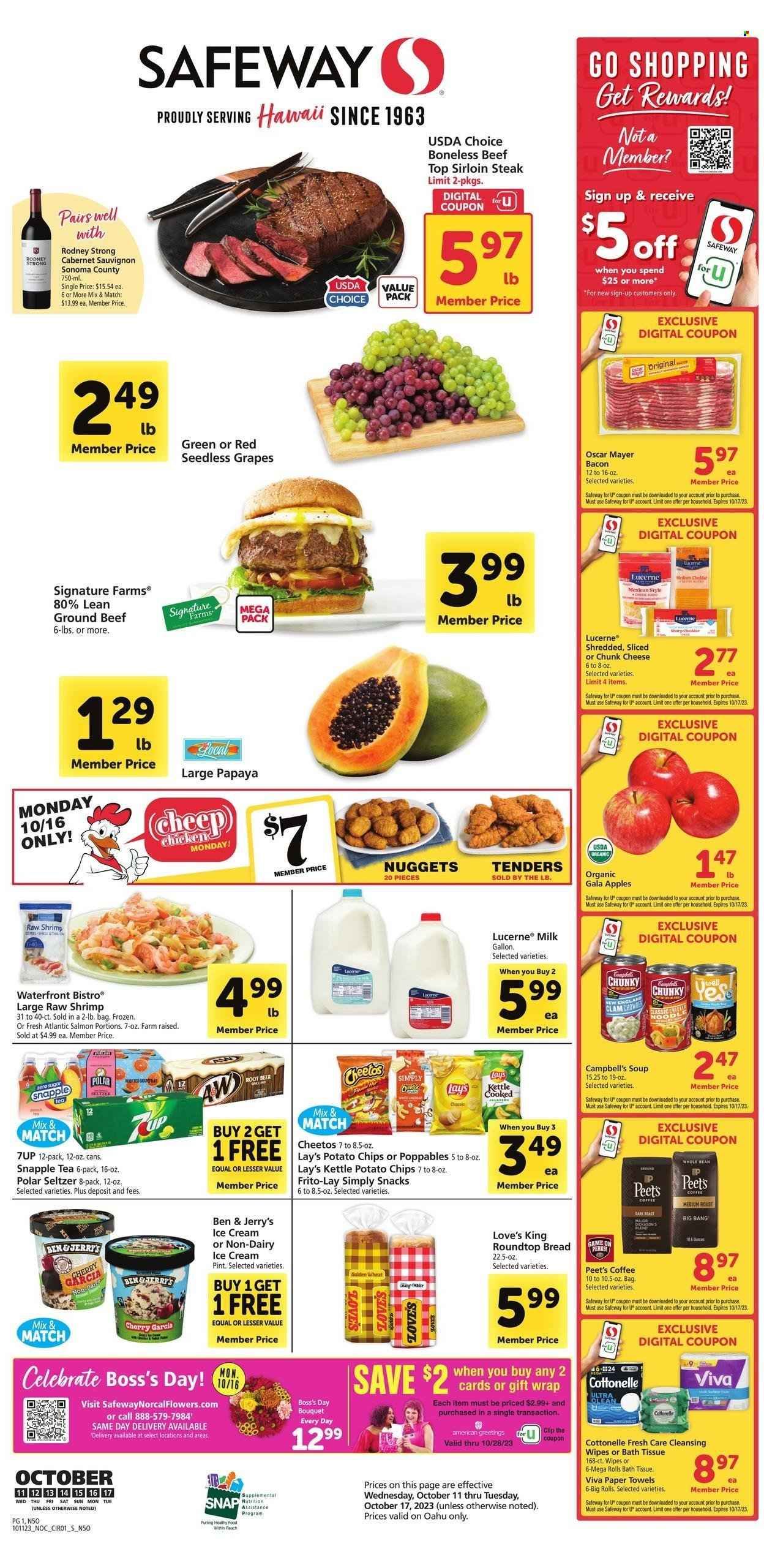 Safeway (HI) Weekly Ad Flyer Specials October 11 to October 17, 2023