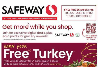 Safeway (VA) Weekly Ad Flyer Specials October 13 to October 19, 2023