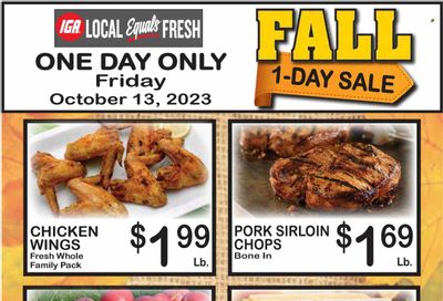 IGA (50) Weekly Ad Flyer Specials October 11 to October 17, 2023