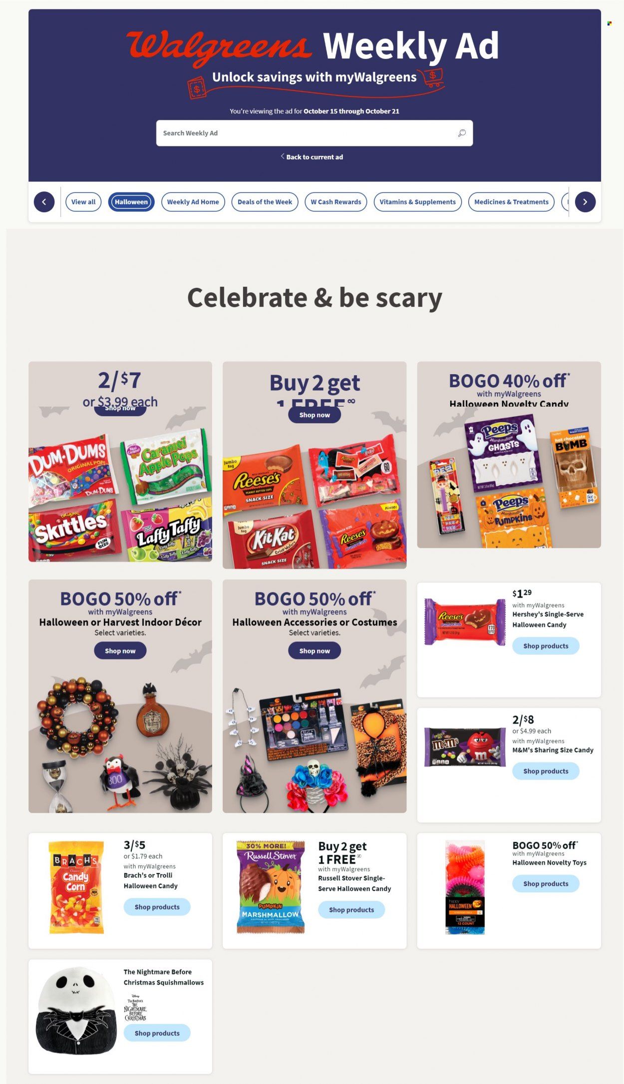 Walgreens Weekly Ad Flyer Specials October 15 to October 21, 2023