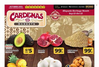 Cardenas (CA, NV) Weekly Ad Flyer Specials October 11 to October 17, 2023