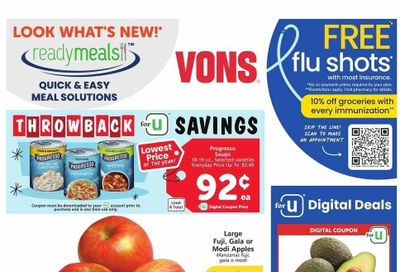 Vons (CA) Weekly Ad Flyer Specials October 11 to October 17, 2023
