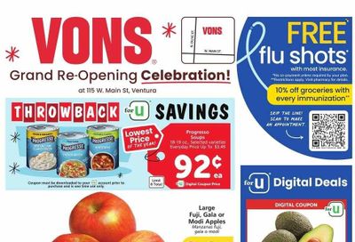 Vons (CA) Weekly Ad Flyer Specials October 11 to October 17, 2023