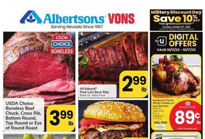 Vons (NV) Weekly Ad Flyer Specials October 11 to October 17, 2023