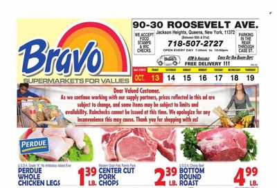 Bravo Supermarkets (CT, FL, MA, NJ, NY, PA) Weekly Ad Flyer Specials October 13 to October 19, 2023