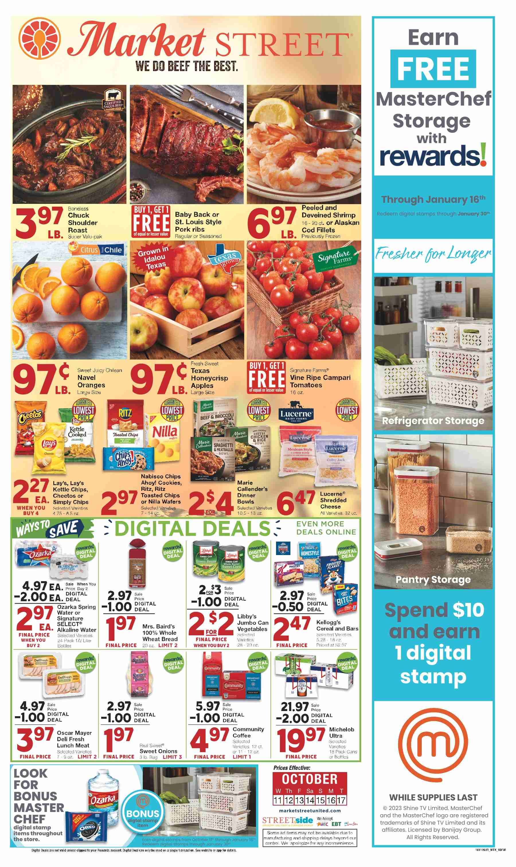Market Street (NM, TX) Weekly Ad Flyer Specials October 11 to October 17, 2023