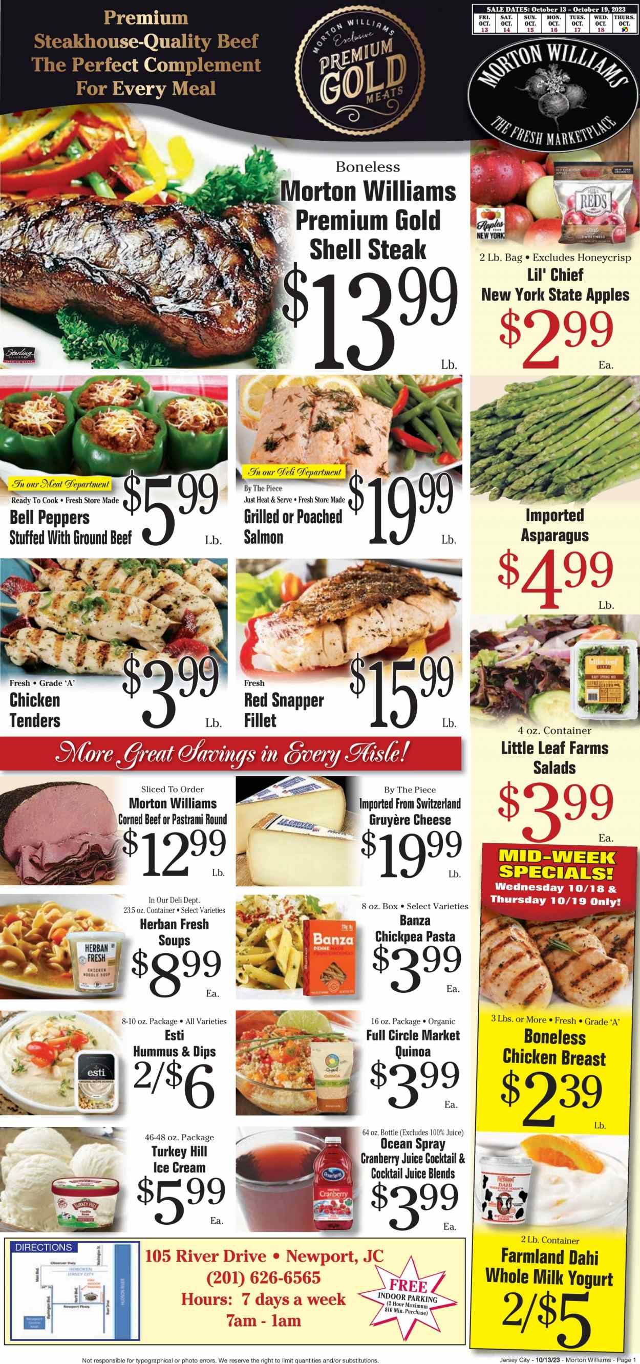 Morton Williams (NJ) Weekly Ad Flyer Specials October 13 to October 19, 2023