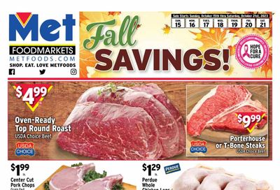 Met Foodmarkets Weekly Ad Flyer Specials October 15 to October 21, 2023