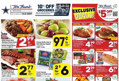 Tom Thumb (TX) Weekly Ad Flyer Specials October 11 to October 17, 2023