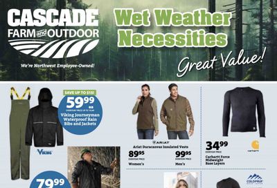 Cascade Farm And Outdoor (OR, WA) Weekly Ad Flyer Specials October 11 to October 17, 2023