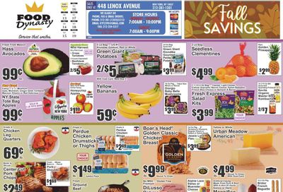 Food Dynasty (NY) Weekly Ad Flyer Specials October 13 to October 19, 2023