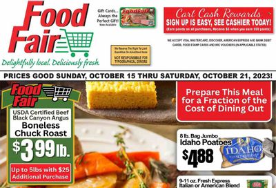 Food Fair Market (KY, OH, WV) Weekly Ad Flyer Specials October 15 to October 21, 2023