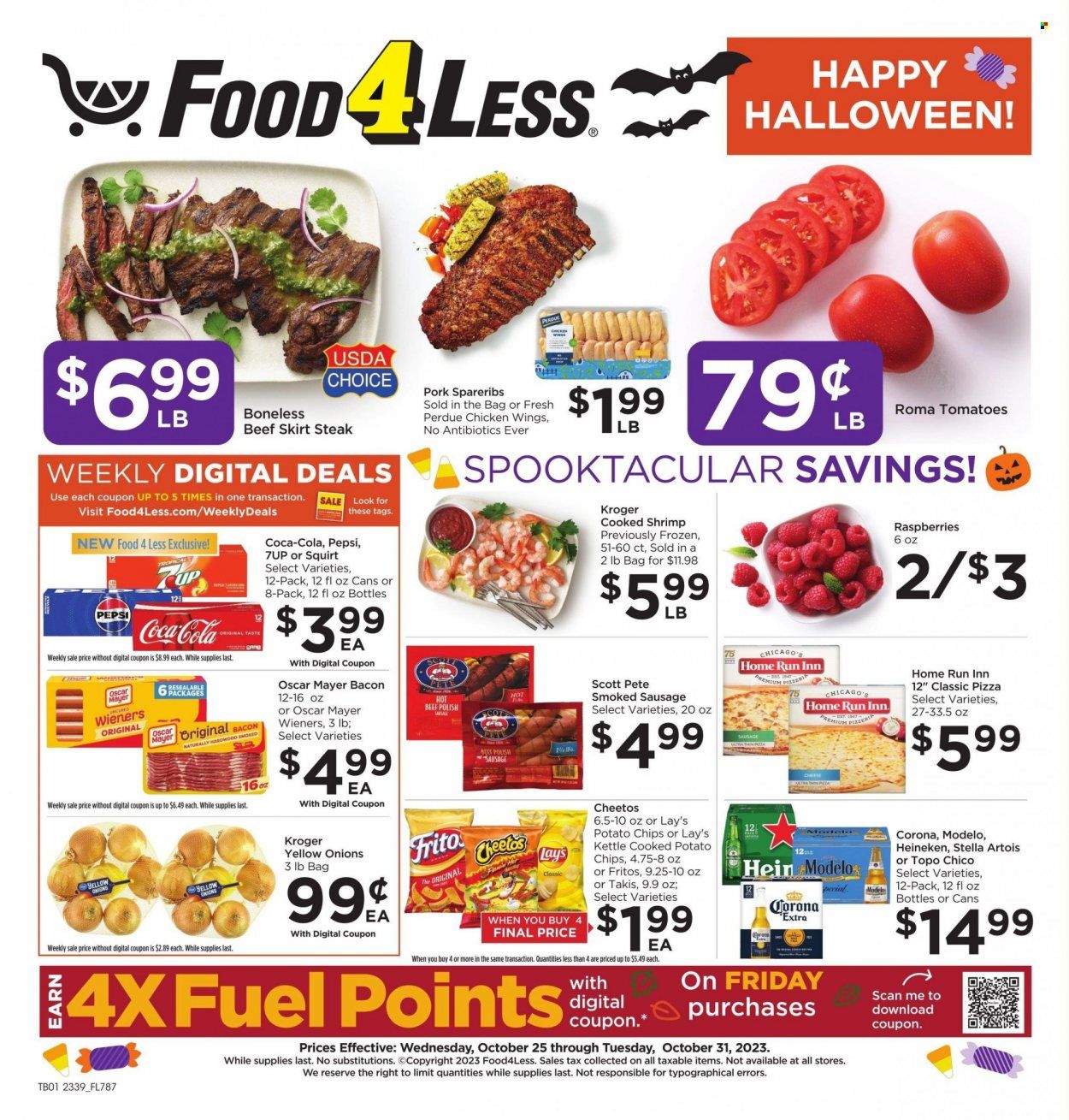 Food 4 Less (IN) Weekly Ad Flyer Specials October 25 to October 31, 2023