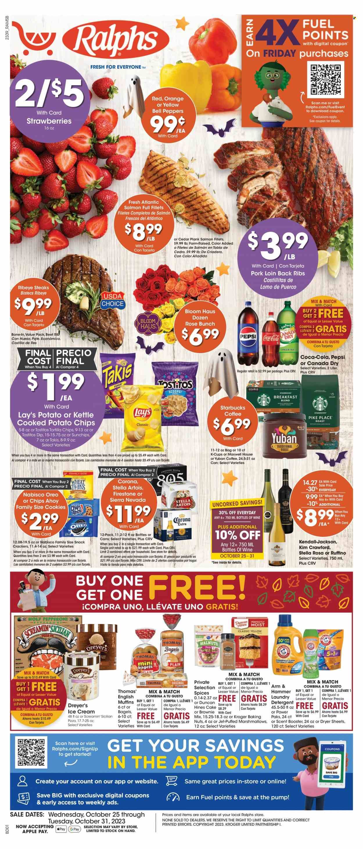 Ralphs (CA) Weekly Ad Flyer Specials October 25 to October 31, 2023
