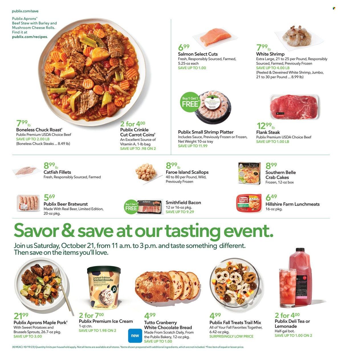 Publix (AL, FL, GA, NC, SC, TN) Weekly Ad Flyer Specials October 19 to October 25, 2023