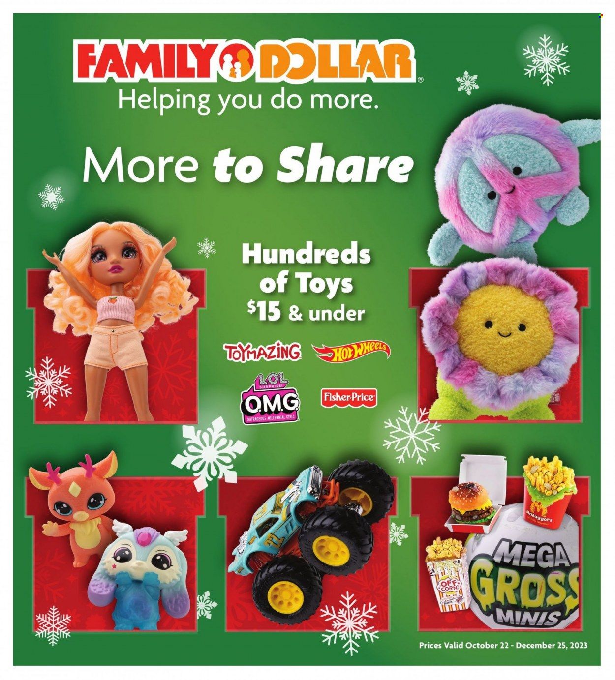 Family Dollar Weekly Ad Flyer Specials October 22 to December 25, 2023