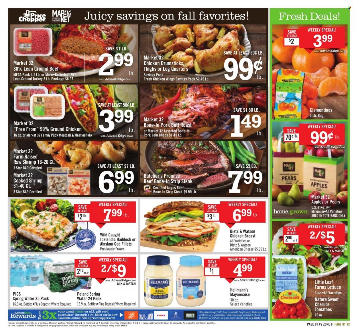 Price Chopper (PA) Weekly Ad Flyer Specials October 22 to October 28, 2023