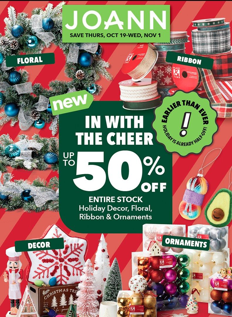 JOANN Weekly Ad Flyer Specials October 19 to November 1, 2023