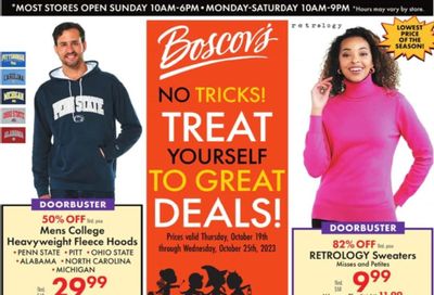 Boscov's (CT, DE, MD, NJ, NY, PA) Weekly Ad Flyer Specials October 19 to October 25, 2023