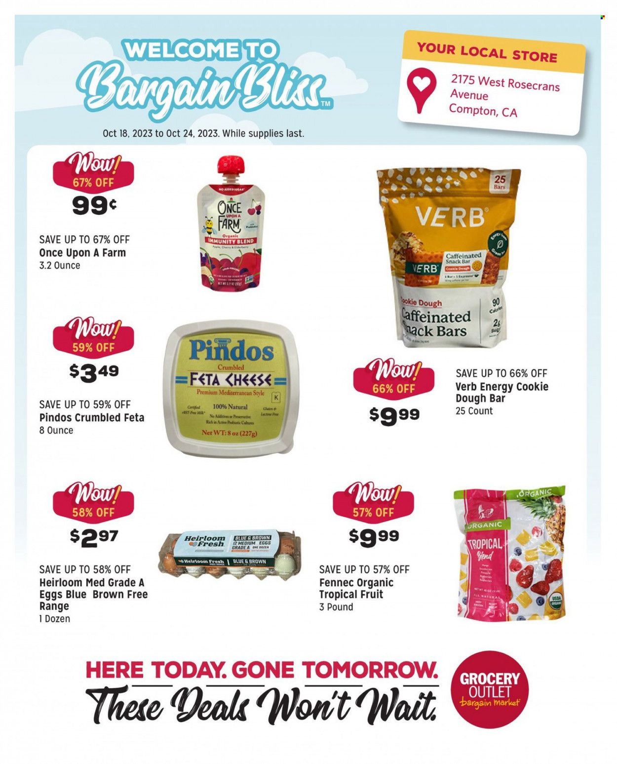 Grocery Outlet (CA, ID, OR, PA, WA) Weekly Ad Flyer Specials October 18 to October 24, 2023