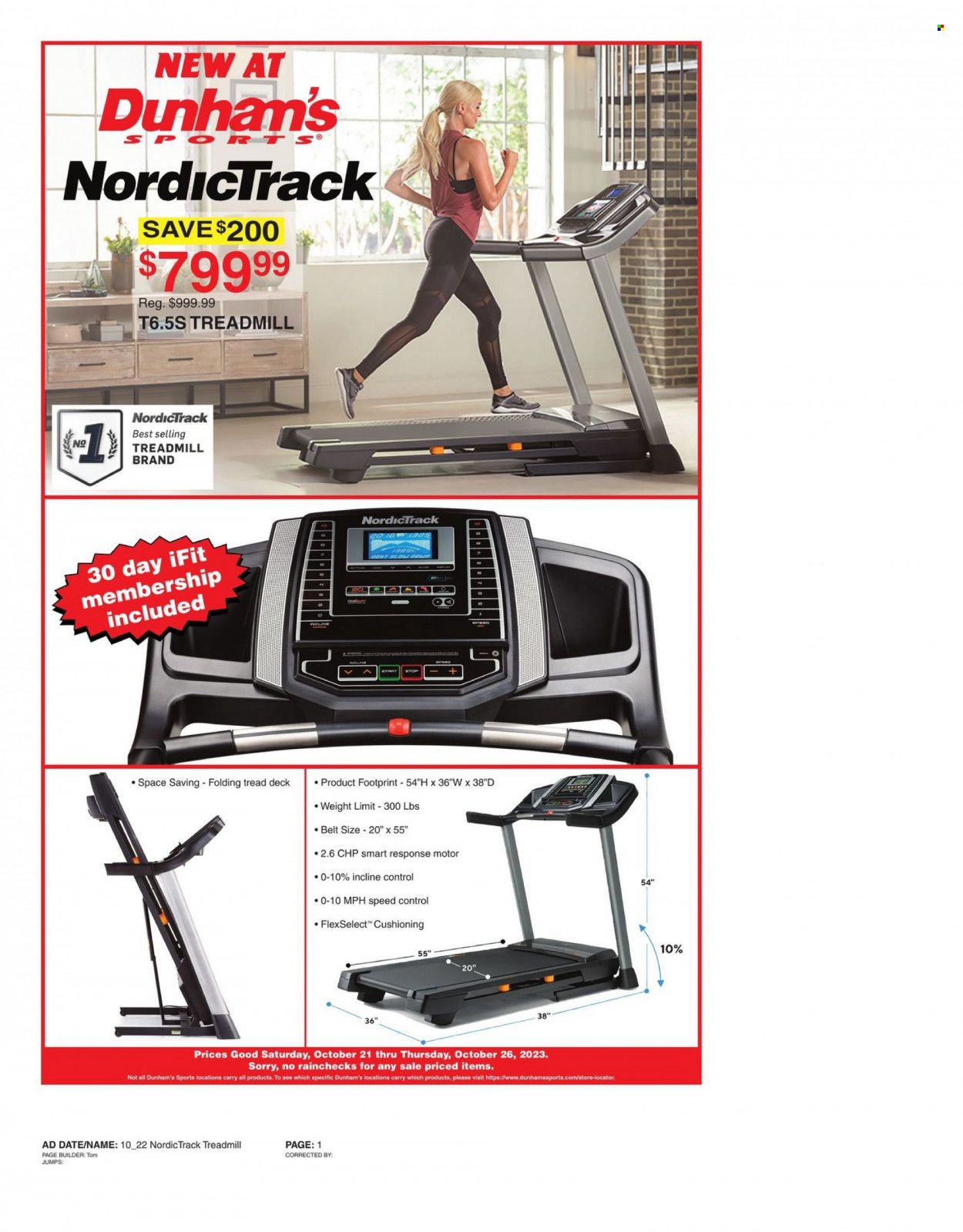 Dunham's Sports (KS, MN, NC, OH, PA) Weekly Ad Flyer Specials October 21 to October 26, 2023