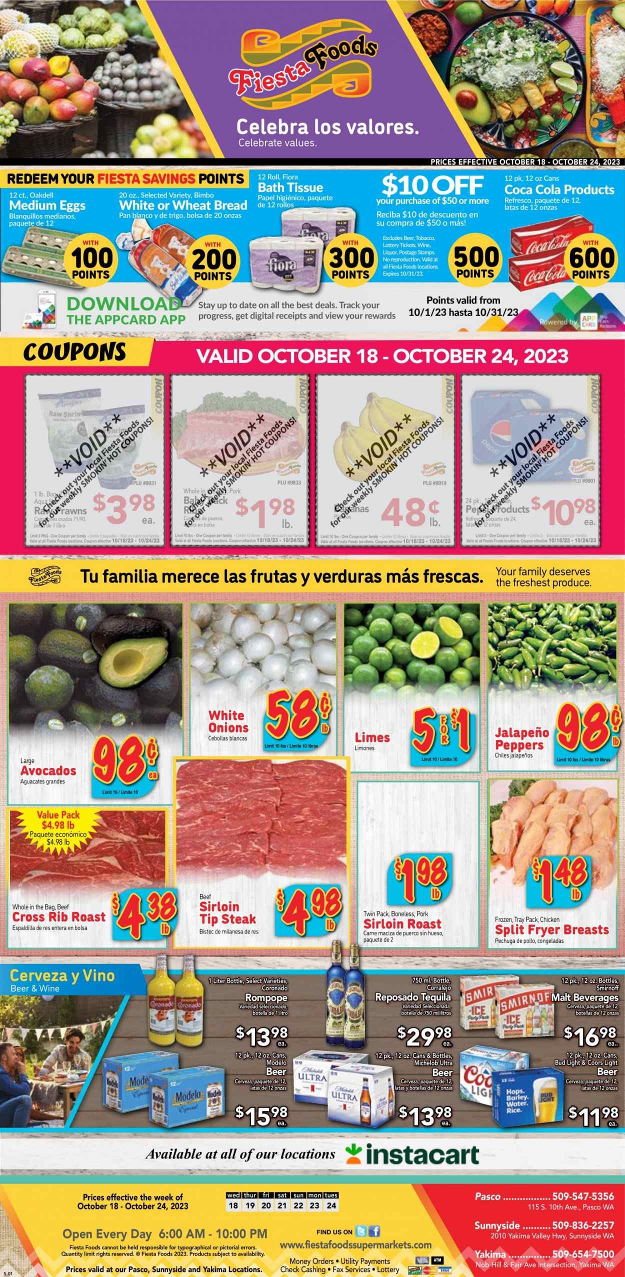 Fiesta Foods SuperMarkets (WA) Weekly Ad Flyer Specials October 18 to October 24, 2023