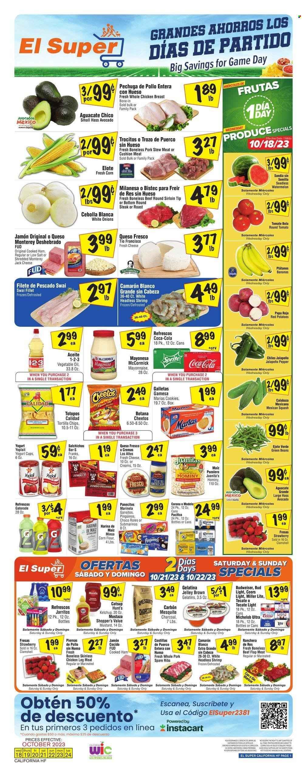 El Super (CA) Weekly Ad Flyer Specials October 18 to October 24, 2023