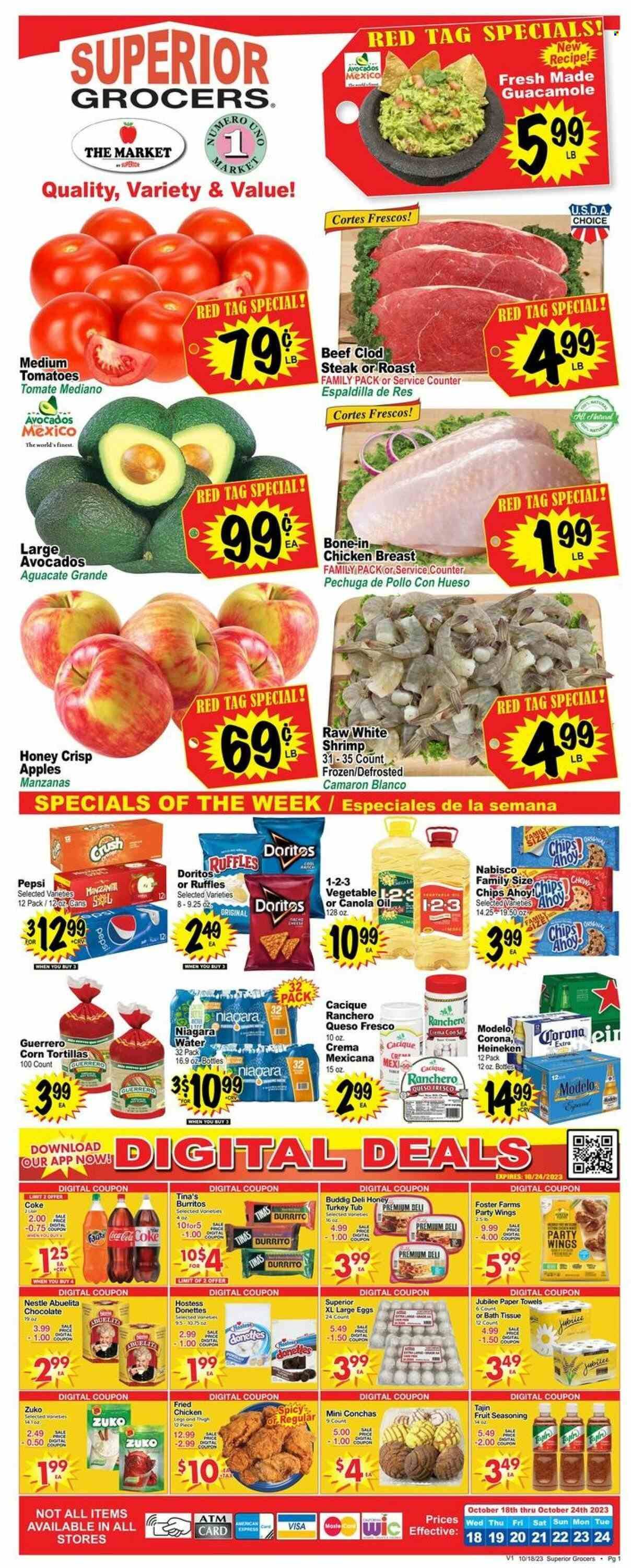 Superior Grocers (CA) Weekly Ad Flyer Specials October 18 to October 24, 2023
