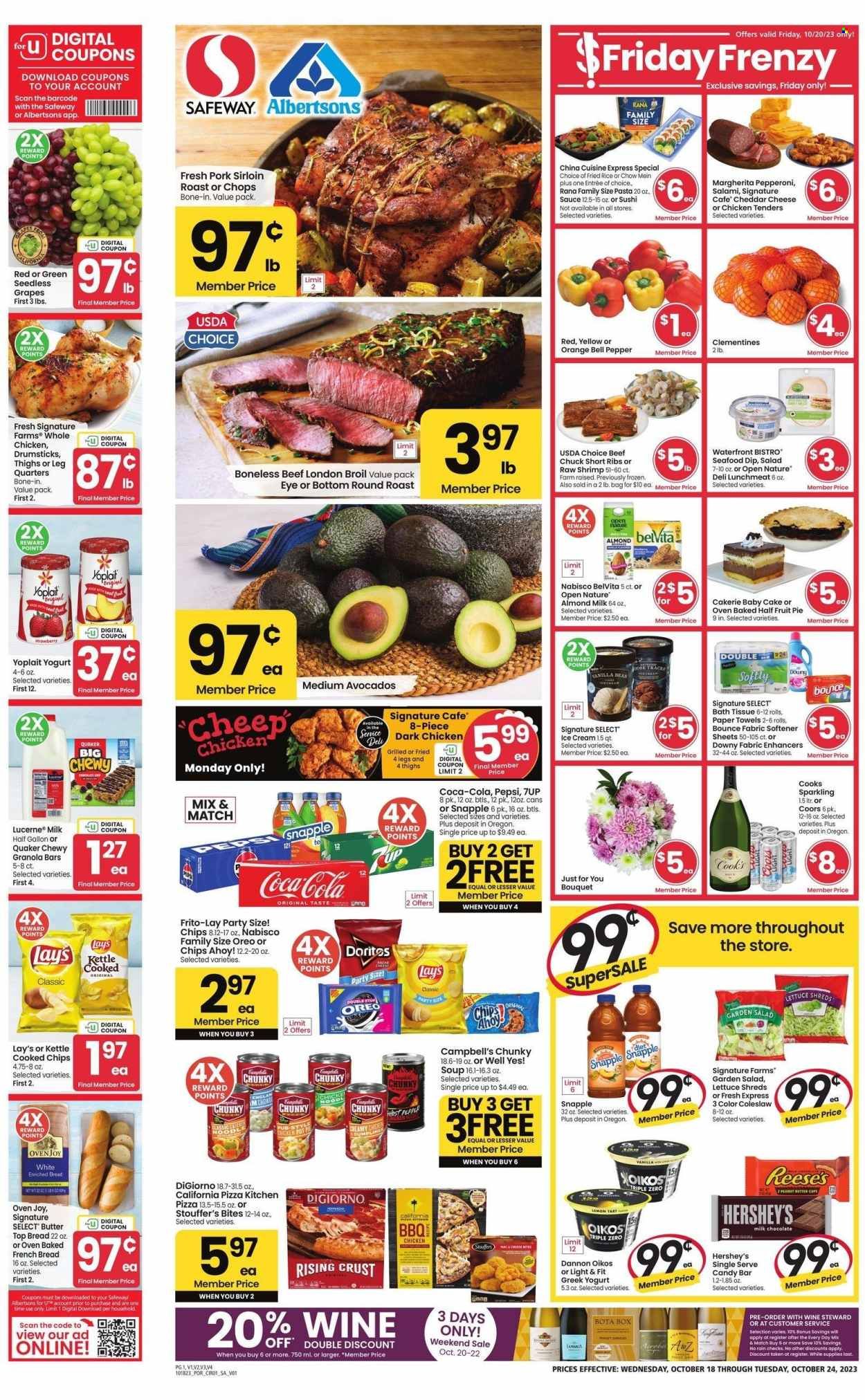 Safeway (OR, WA) Weekly Ad Flyer Specials October 18 to October 24, 2023