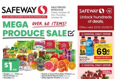 Safeway (DC) Weekly Ad Flyer Specials October 20 to October 26, 2023