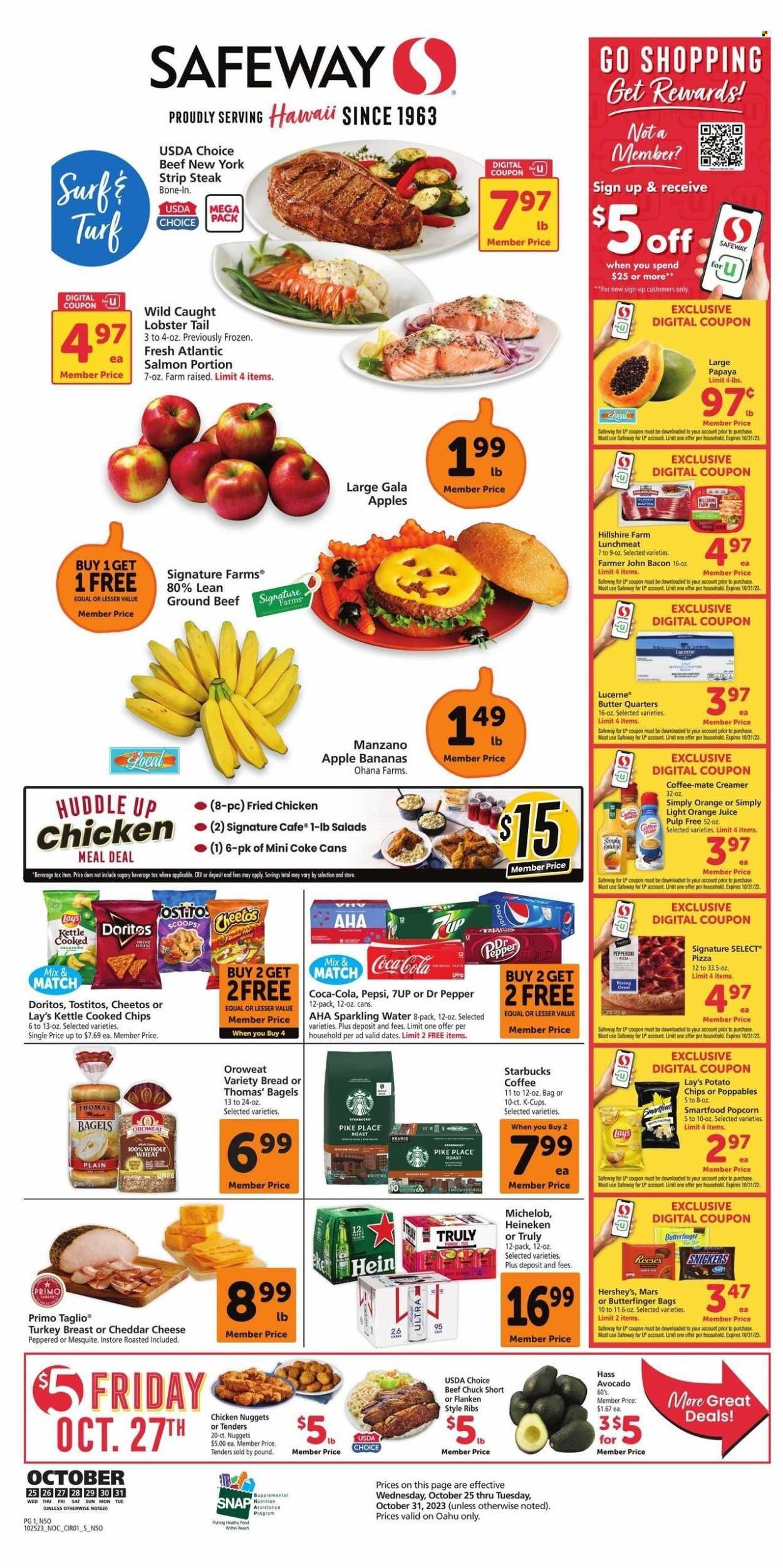 Safeway (HI) Weekly Ad Flyer Specials October 25 to October 31, 2023