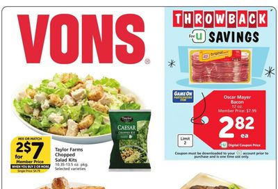 Vons (CA) Weekly Ad Flyer Specials October 18 to October 24, 2023