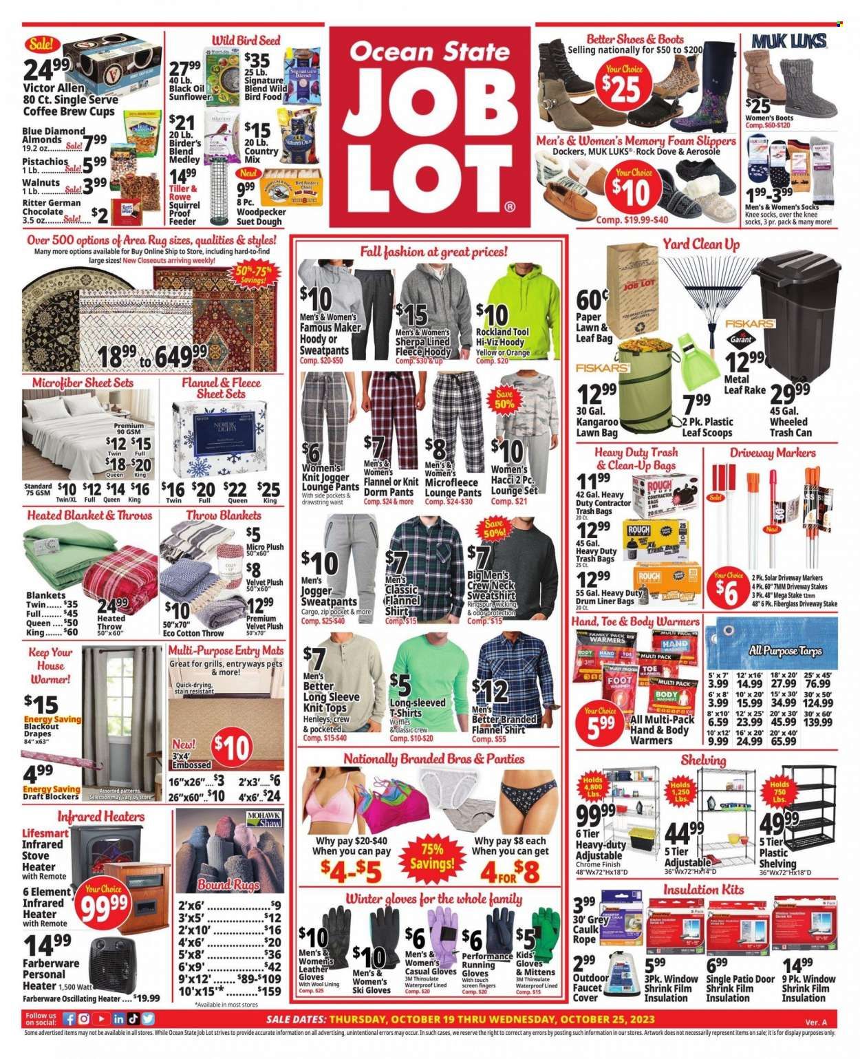 Ocean State Job Lot (CT, MA, ME, NH, NJ, NY, RI, VT) Weekly Ad Flyer Specials October 19 to October 25, 2023