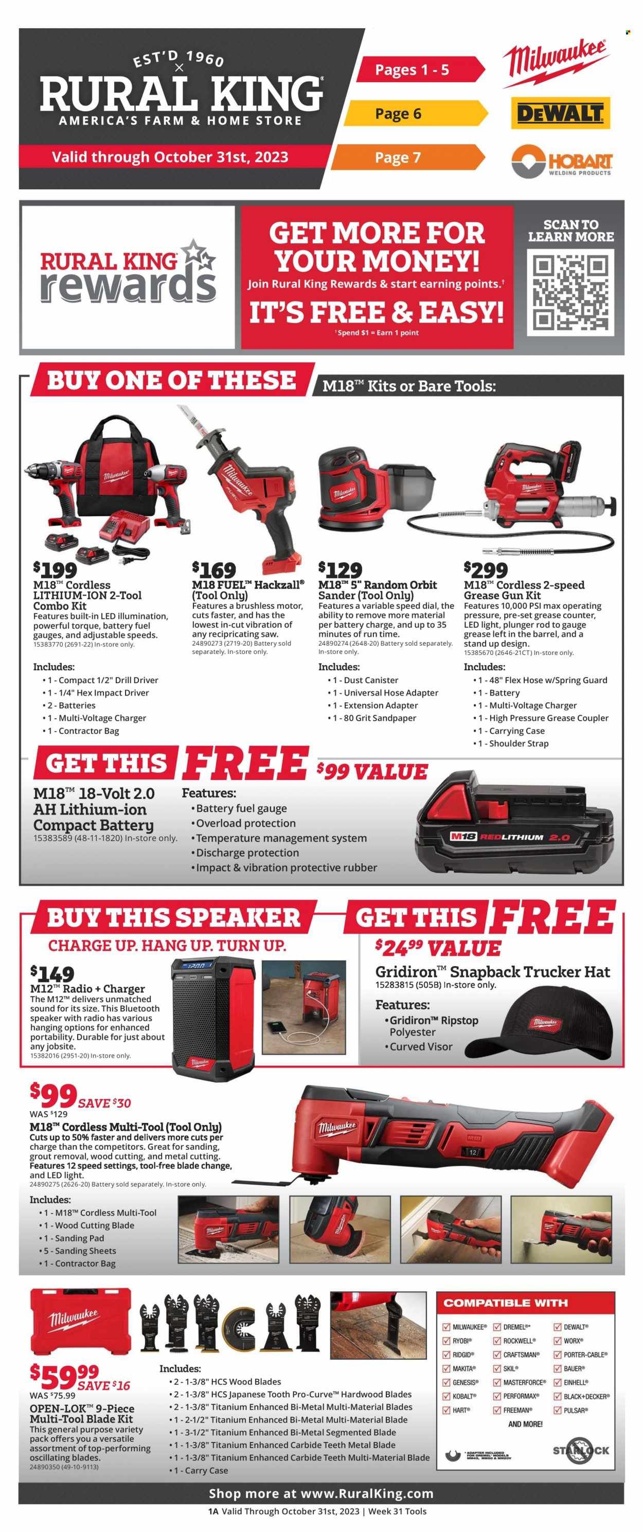 Rural King Weekly Ad Flyer Specials October 19 to October 31, 2023
