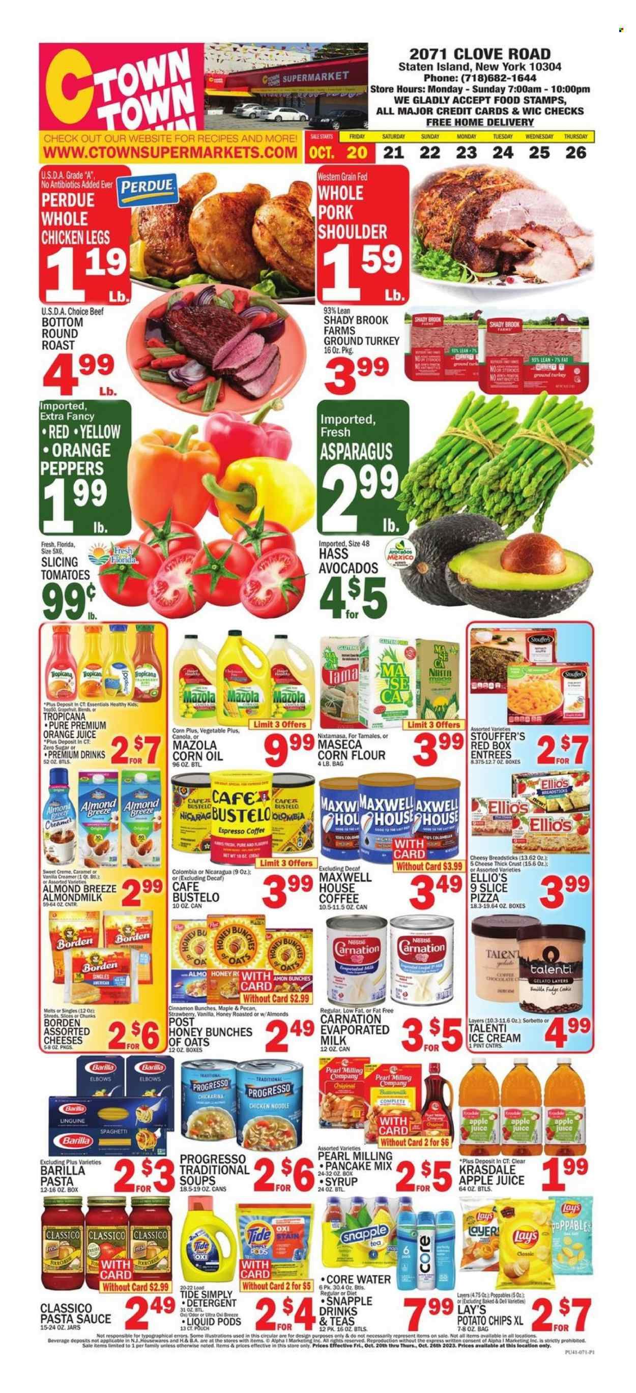 C-Town (CT, FL, MA, NJ, NY, PA) Weekly Ad Flyer Specials October 20 to October 26, 2023