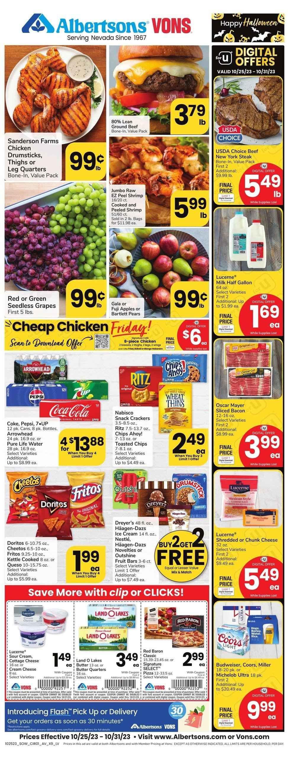 Vons (NV) Weekly Ad Flyer Specials October 25 to October 31, 2023