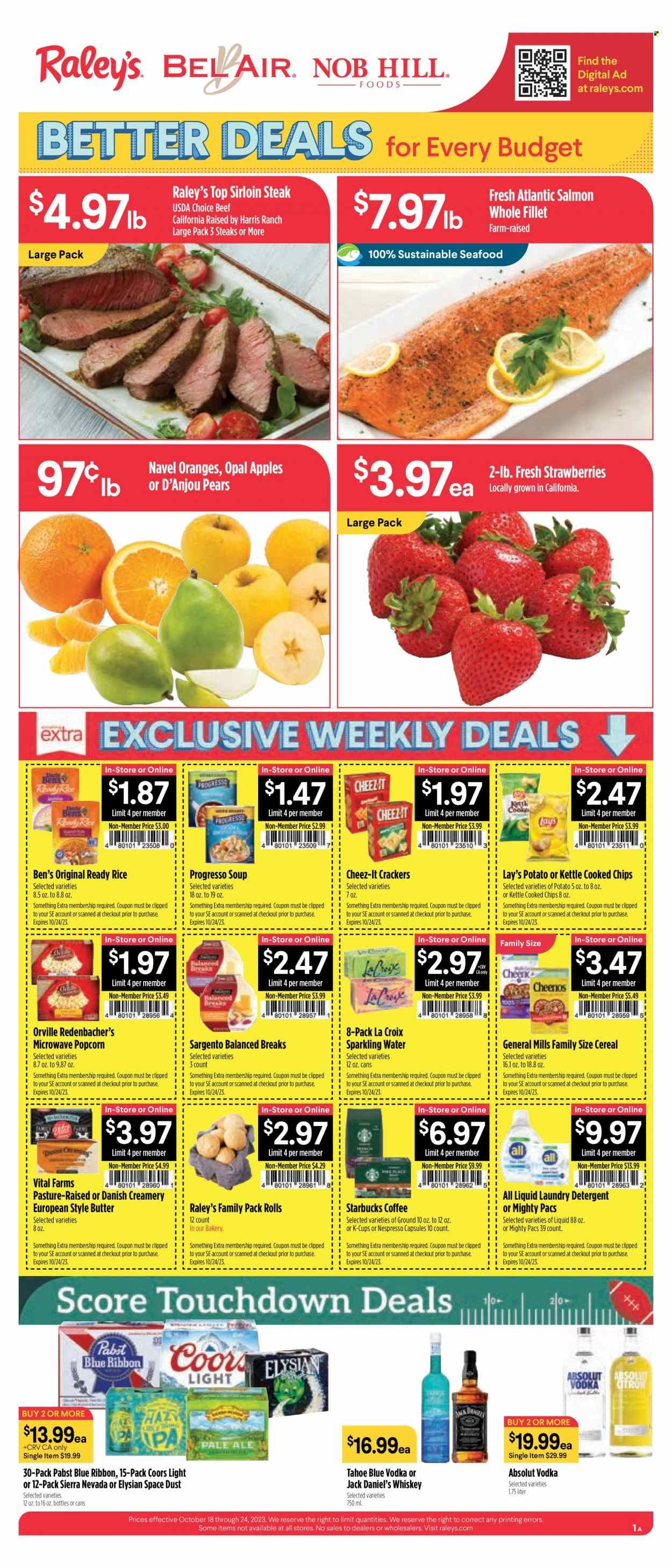 Raley's (CA, NV) Weekly Ad Flyer Specials October 18 to October 24, 2023