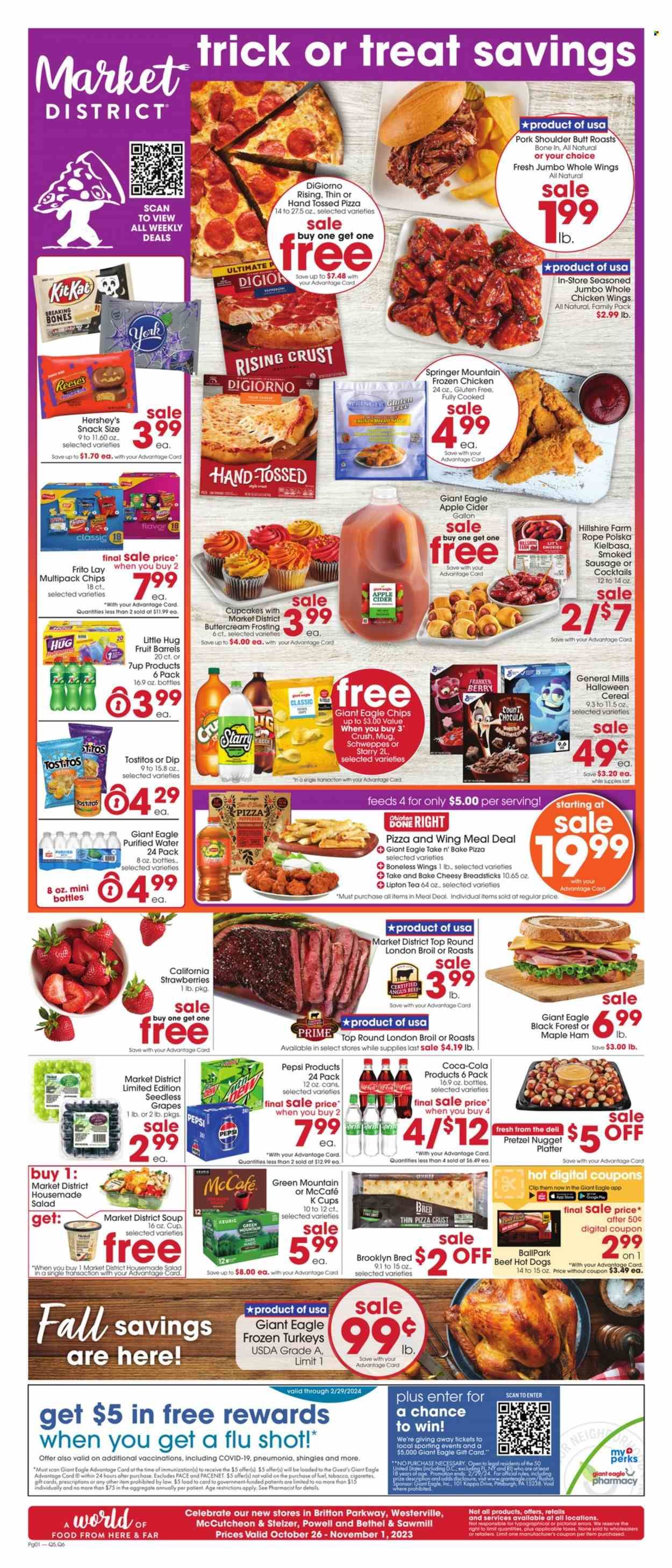 Giant Eagle (OH) Weekly Ad Flyer Specials October 26 to November 1, 2023