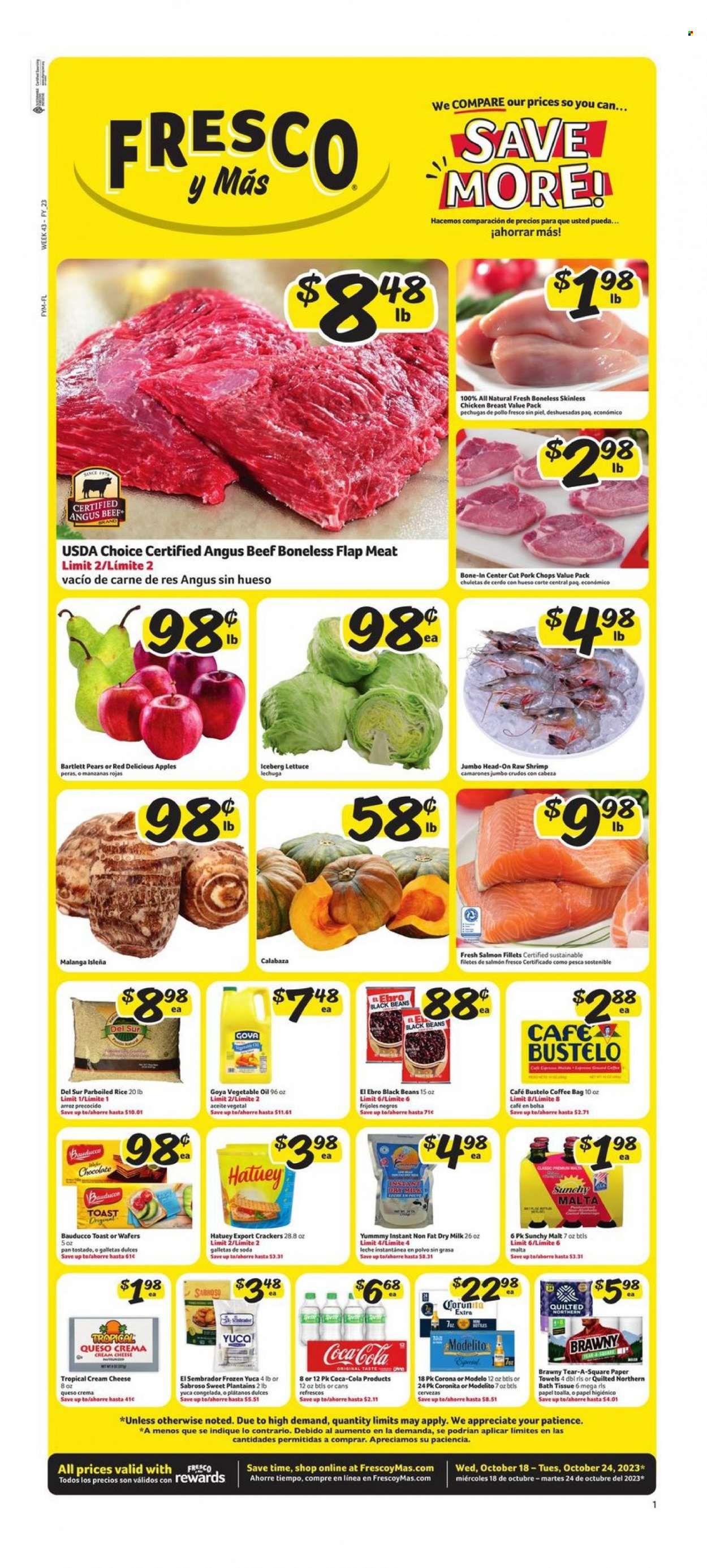 Fresco y Más (FL) Weekly Ad Flyer Specials October 18 to October 24, 2023