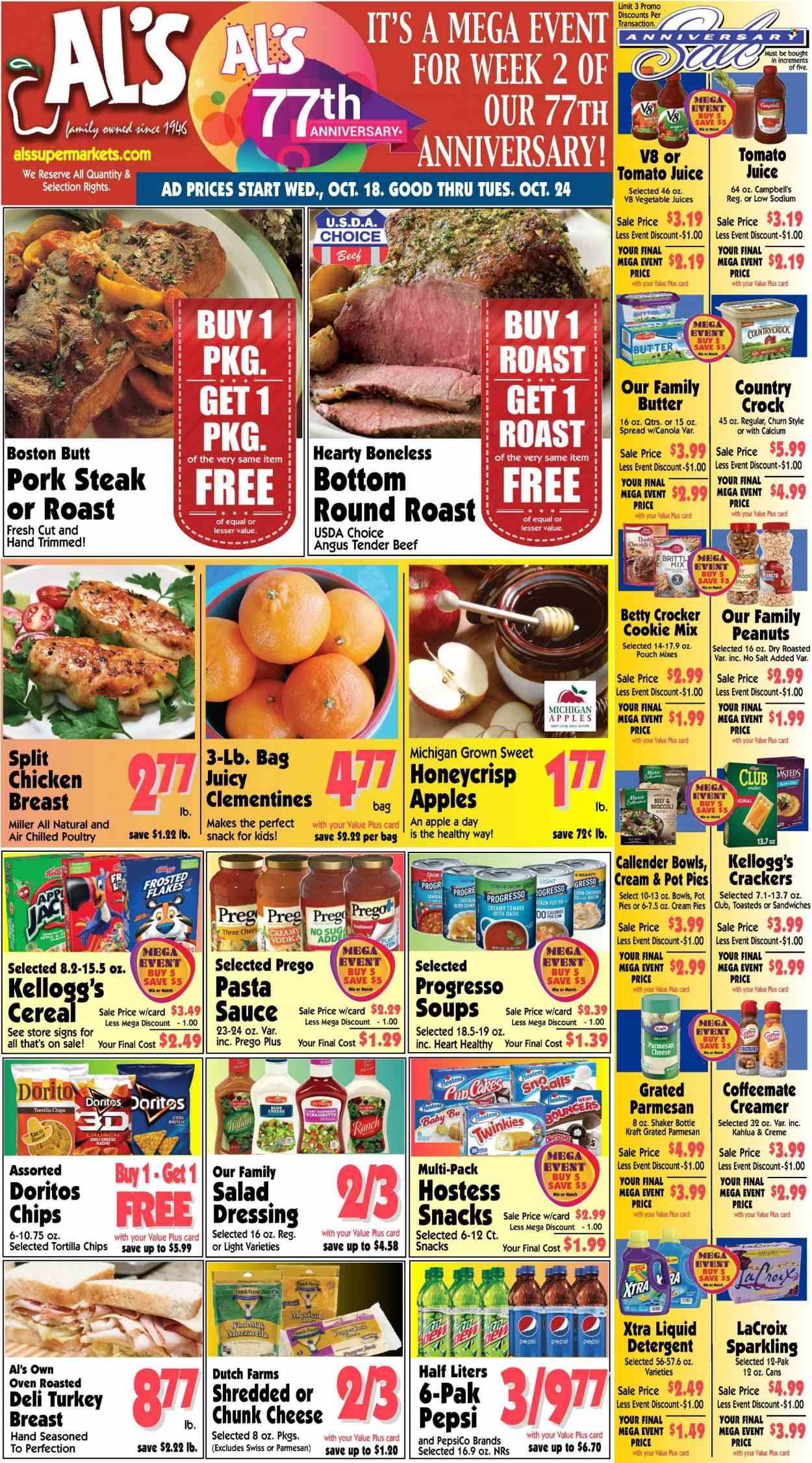 Al's Supermarket (IN) Weekly Ad Flyer Specials October 18 to October 24, 2023