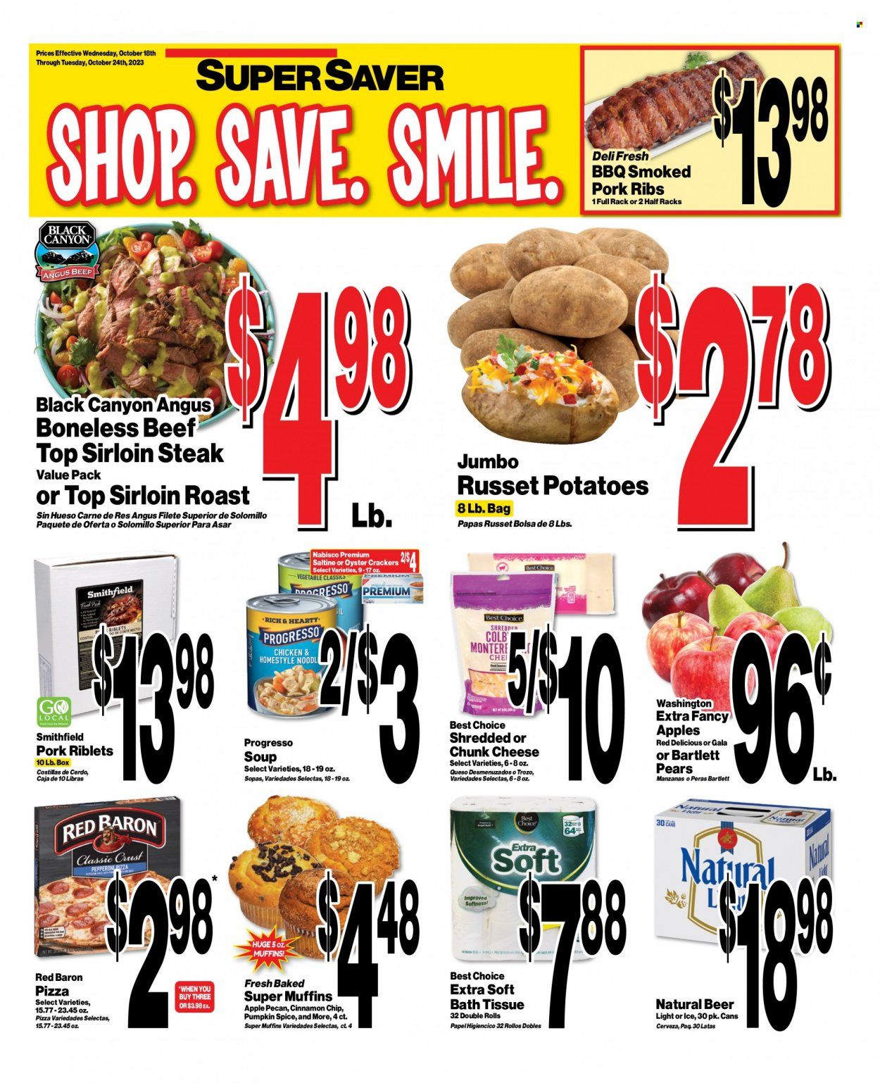 Super Saver Weekly Ad Flyer Specials October 18 to October 24, 2023