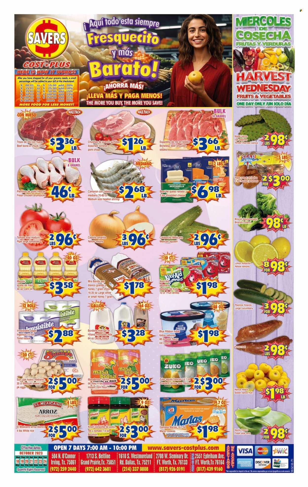 Savers Cost Plus (TX) Weekly Ad Flyer Specials October 18 to October 24, 2023