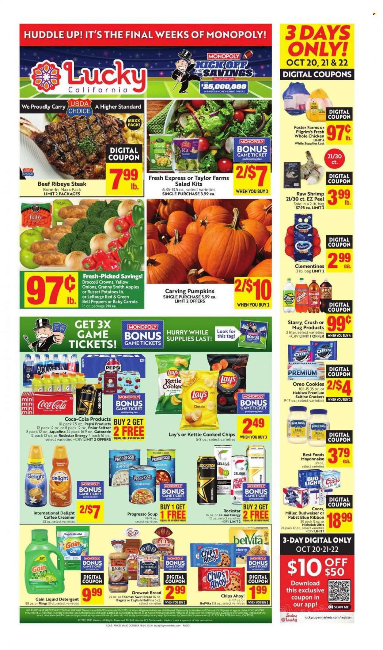Lucky California Weekly Ad Flyer Specials October 18 to October 24, 2023