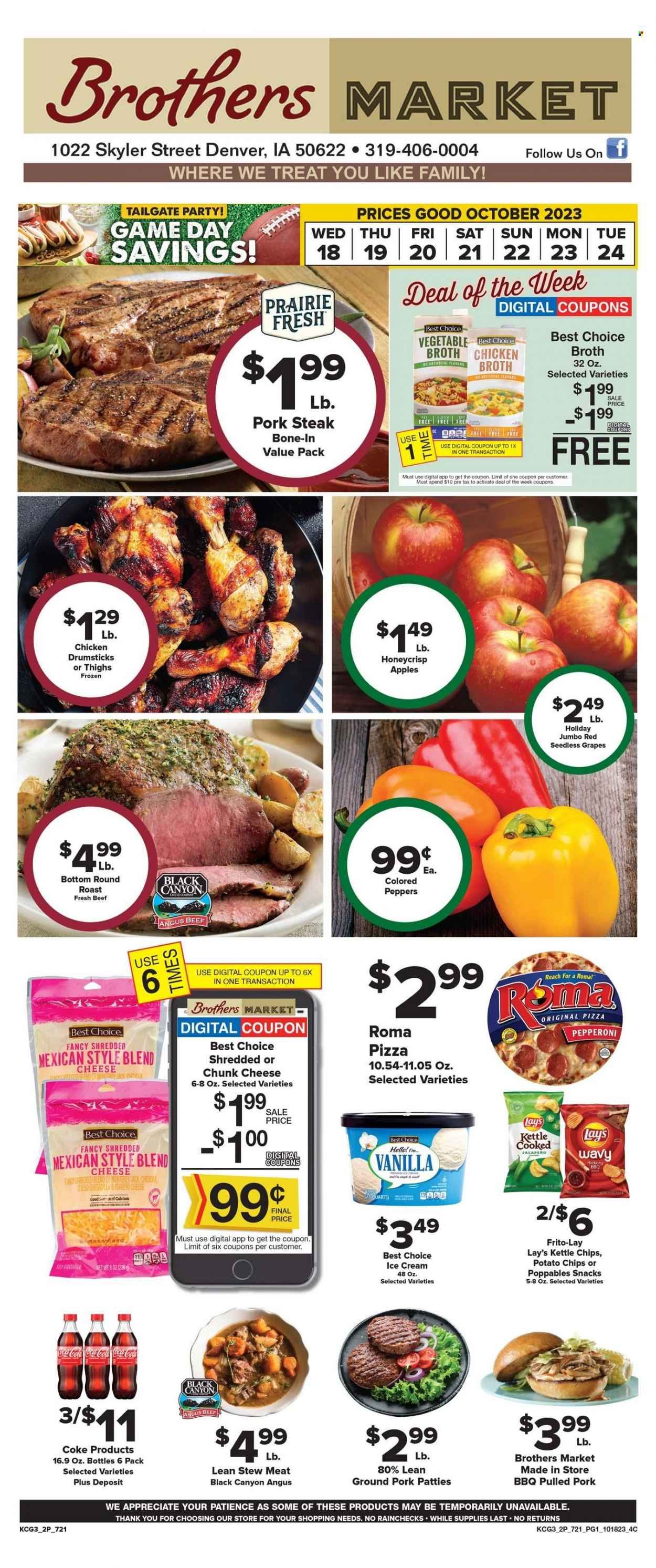 Brothers Market (IA, KS, MO) Weekly Ad Flyer Specials October 18 to October 24, 2023