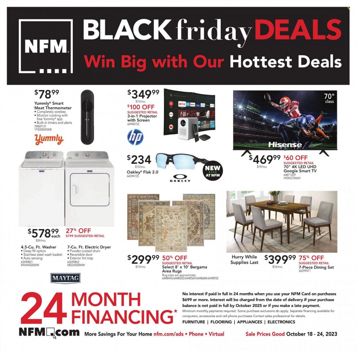Nebraska Furniture Mart (IA, KS, NE, TX) Weekly Ad Flyer Specials October 18 to October 24, 2023