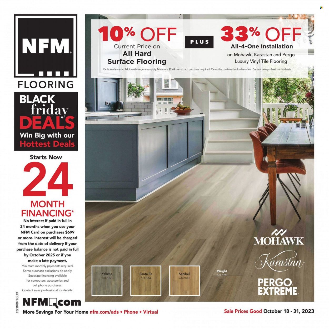 Nebraska Furniture Mart (IA, KS, NE, TX) Weekly Ad Flyer Specials October 18 to October 31, 2023
